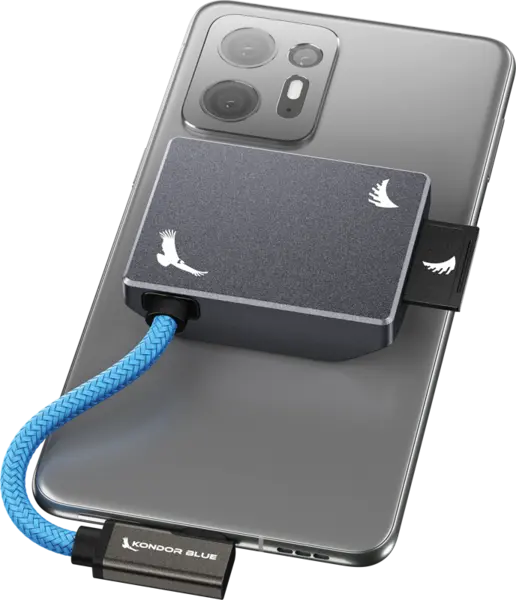 Angelbird Kondor Blue SD Recording Module (MagSafe Compatible External) Space Gray, Card reader cu MagSafe