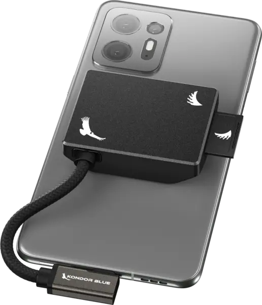 Angelbird Kondor Blue SD Recording Module (MagSafe Compatible External) Raven Black, Card reader cu MagSafe