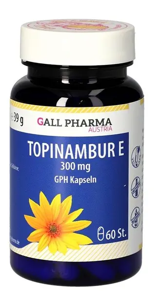 Anghinare de Ierusalim + Glucomanan, 60 capsule, Gall Pharma