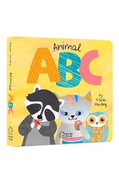 Animal ABC: Playful Animals Teach A to Z (Padded Board Book) - Wonder House Books