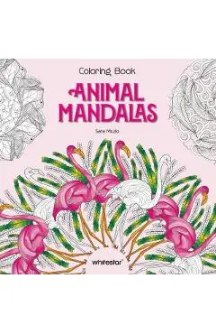 Animal Mandalas Colouring Book -
