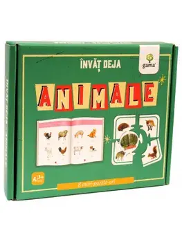 Animale. 8 mini-puzzle-uri/***