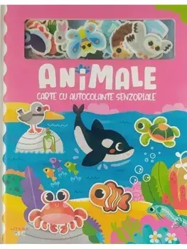 Animale. Carte cu autocolante senzoriale/***
