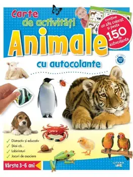 Animale. Carte de activitati cu autocolante/***