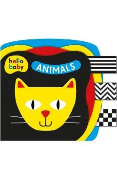 Animals (Hello Baby): A High Contrast Book for Newborns - Roger Priddy