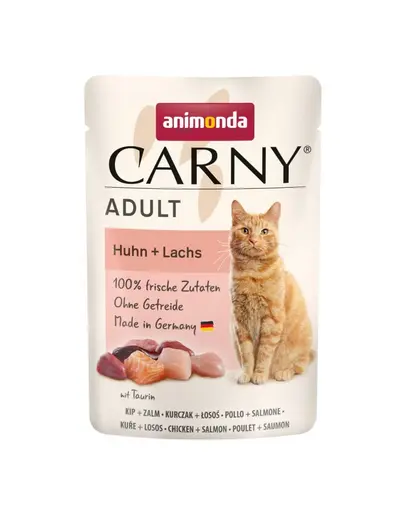 ANIMONDA Carny Adult Plic cu pui și somon 85 g hrană umedă pentru pisici