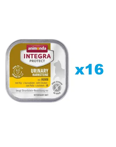 ANIMONDA Integra Protect Urinary Struvit with Chicken 16x100 g hrana pisici, cu pui
