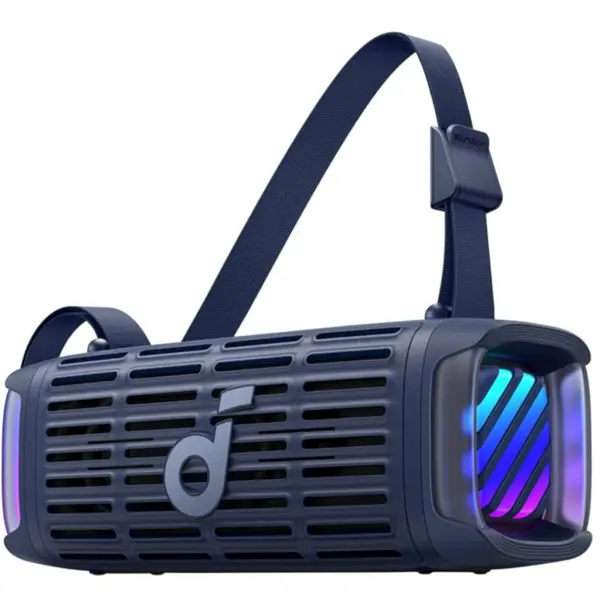 Anker Boxa portabila Anker Soundcore Boom 3i, 50W, IP68, BassUp 2.0, Autonomie 16 ore, Bluetooth 5.3, Albastru