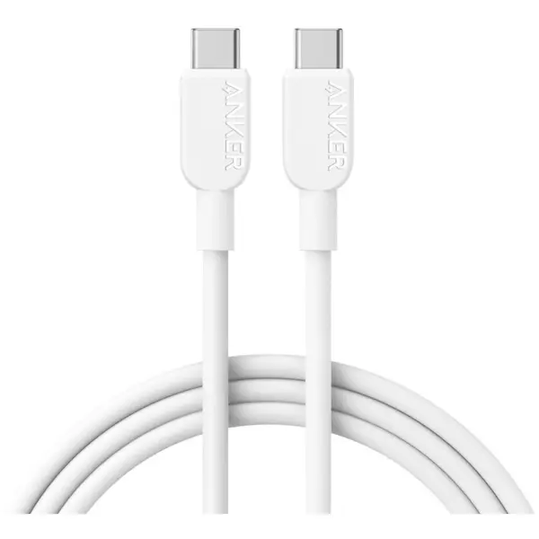 Anker Cablu Anker 310 USB-C la USB-C, 240W, 1.8 metri, Alb