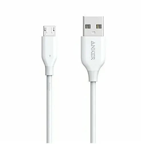 Anker Cablu de date Anker A8132H21, USB - microUSB, 1m, White