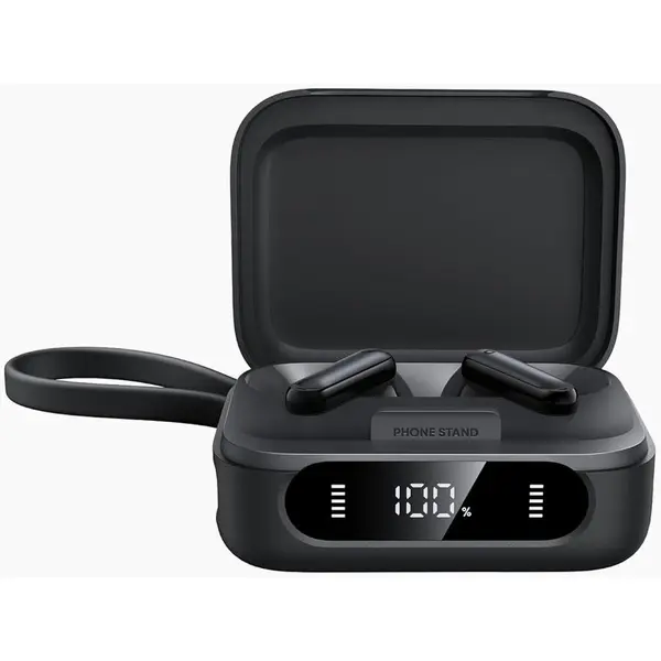 Anker Casti in-ear wireless bluetooth Anker Soundcore P41i, ANC, cablu USB-C retractabil, functie baterie externa, IPX5, Negru