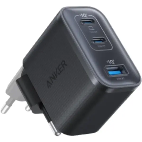 Anker Incarcator retea Anker Nano 70W, 2x USB-C, 1x USB, Fast Charging, Negru