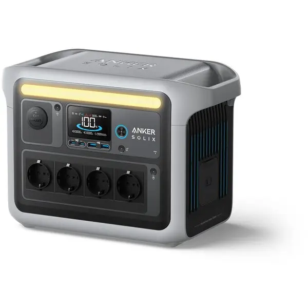 Anker Statie de alimentare portabila Anker Solix C1000X, 1056Wh, LiFeP04, 1800W, pentru case, camping, autorulote