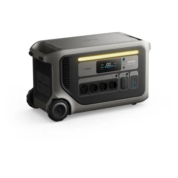 Anker Statie de alimentare portabila Anker Solix F3000, 3072Wh, LiFeP04, 3600W, USB-A, USB-C, DC, Wi-Fi, Gri