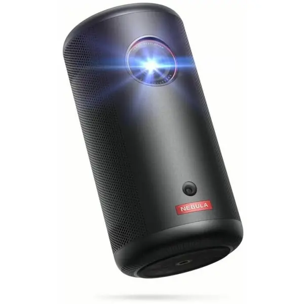 Anker Videoproiector Nebula, Portabil, Android TV 11, HDR10, 1080p, 200 ANSI lumeni, Negru, 120x110x255mm