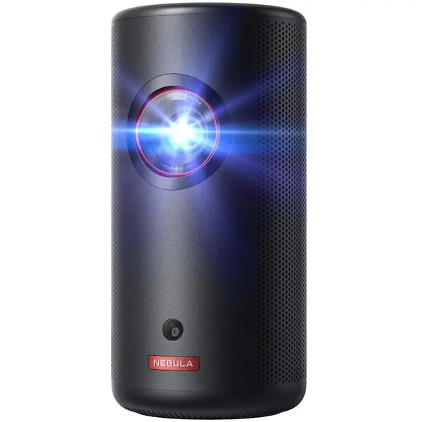 Anker Videoproiector portabil Anker Nebula Capsule 3 Laser, WiFi, 1080p, 300 ANSI-Lumens, Dolby Digital, Android TV 11.0, Negru