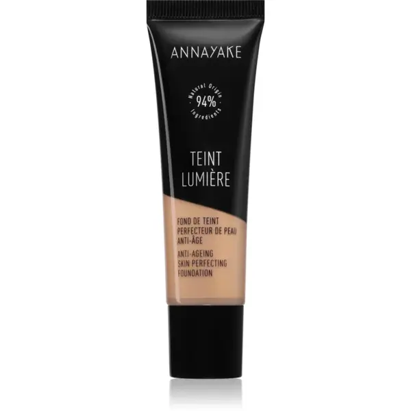 Annayake Teint Lumiere Anti-Ageing Skin Perfecting Foundation Make-up anti-aging cu efect iluminator culoare 25 dark beige 30 ml