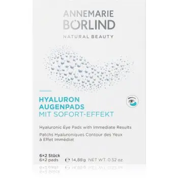 ANNEMARIE BÖRLIND EYES & LIPS Eye Pads mască hialuronică hidratantă, pentru zona ochilor