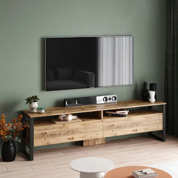 Ansamblu Comoda TV ML19-A Atlantic Pine