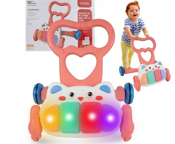 Antepremergator muzical cu pian Kitten Pink
