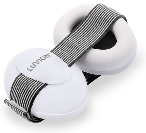 Antifoane Luvion - Baby Ear Muff, Snow White, 0luni+