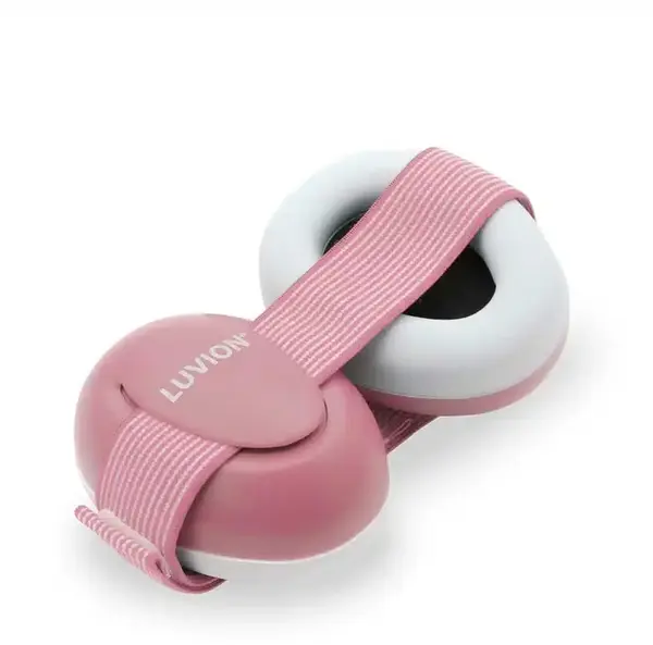 Antifoane pentru bebeluși Luvion - Baby Ear Muff, roz prăfuit, 0 luni+