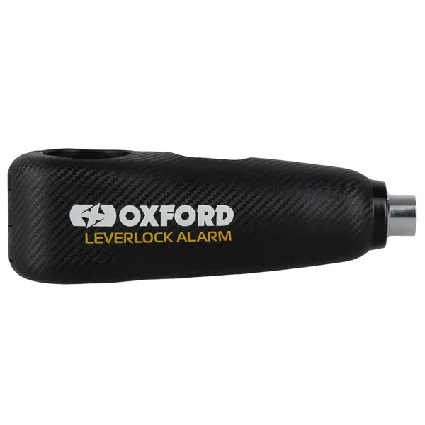 Antifurt Blocator Maner Frana Ghidon Cu Alarma Moto Oxford LeverLock Alarm Otel Negru LK303