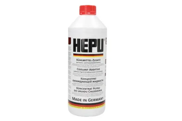 Antigel HEPU G12 ROSU CONCENTRAT 1,5 l , fara silicati, nitrati, amino-acizi sau fosfati