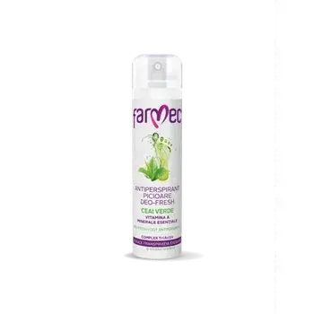 Antiperspirant pentru picioare cu ceai verde, 200ml - Farmec