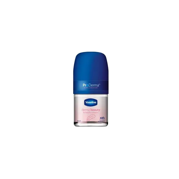 Antiperspirant Roll-On, Vaseline, Pro Derma Beauty, Protecție 48h, Îngrijire delicată, 50 ml