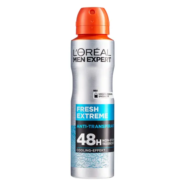 Antiperspirant spray Fresh Extreme, 150ml, L'oreal Men Expert