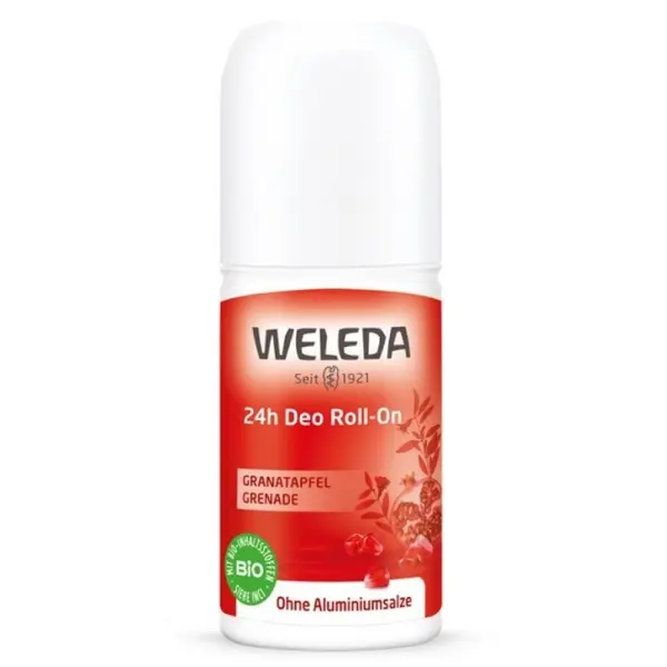 Antiperspirant, Weleda, Roll-on, cu Rodie, Fara Aluminiu, 50ml