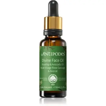 Antipodes Divine Face Oil Rosehip & Avocado Oil ser protector impotriva primelor semne de imbatranire ale pielii