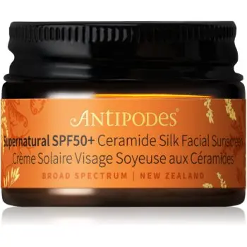 Antipodes Supernatural SPF50+ Ceramide Silk Facial Sunscreen crema protectoare pentru fata cu ceramide
