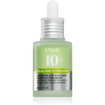 Anua Azelaic Acid 10+ Hyaluron Redness Soothing Serum ser calmant impotriva petelor rosii cu efect de hidratare