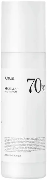Anua Heartleaf Loțiune facială hrănitoare și calmantă 70%, 200 ml