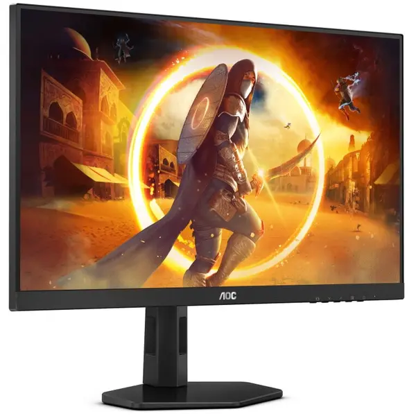 AOC Monitor Gaming AOC, 27, IPS, QHD, 180Hz, 1ms, 0.5ms, HDR10, FlickerFree, HA, Pivot, HDMI, DisplayPort, Q27G4XF, Negru