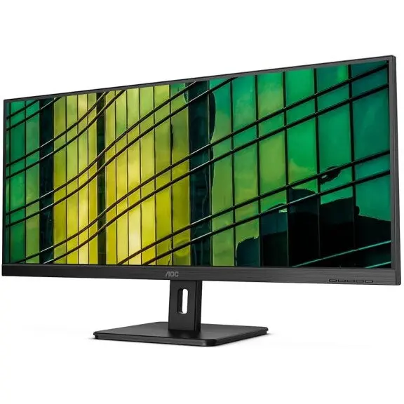 AOC Monitor Gaming VA LED AOC 34 U34E2M, Full HD (1920 x 1080), HDMI, DisplayPort, AMD FreeSync, 100 Hz, 4 ms, Negru