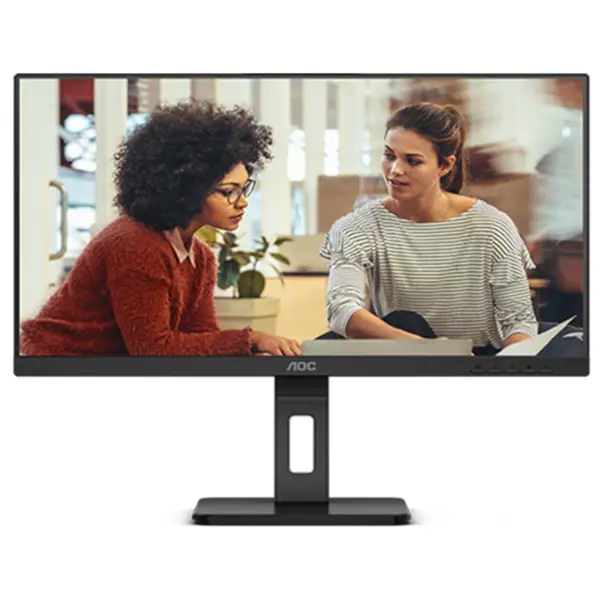AOC Monitor IPS LED AOC 60,5cm 24 24E3QAF, Full HD (1920x1080), VGA, HDMI, DisplayPort, Boxe, Pivot, Negru