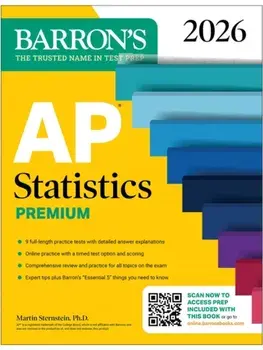 AP Statistics Premium, 2026: Prep Book with 9 Practice Tests + Comprehensive Review + Online Practice, Paperback/Martin Sternstein