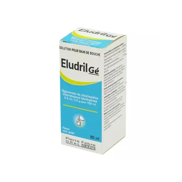 Apa de Gura Concentrata, Pierre Fabre, Eludril Ge, Efect Antiinflamator impotriva Afectiunilor Gingivale, 90ml