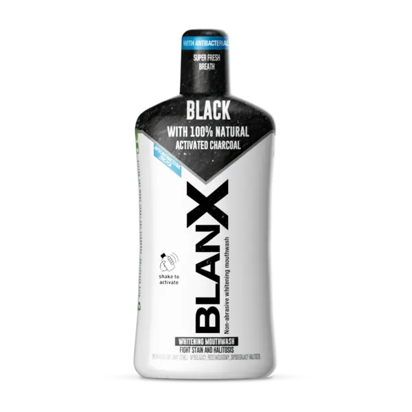 Apa de gura cu carbune activ, 500ml, BlanX