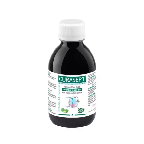 Apa de Gura, Curasept, Astringent, Clorhexidina 0.2%, impotriva Placii Bacteriene, 200ml