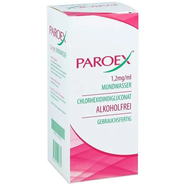 Apa de Gura, GUM, ParoEx, Impotriva Inflamatiei Gingiilor, cu Clorhexidina 1.2mg/ml, Fara Alcool, 300ml