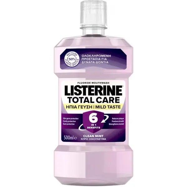 Apa de Gura Listerine Total Care Clean Mint, 500 ml