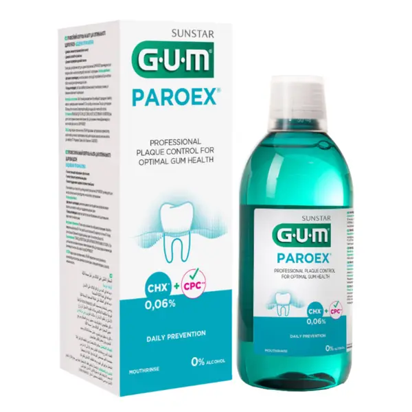 Apa de gura Paroex preventie zilnica, 500 ml, Sunstar Gum
