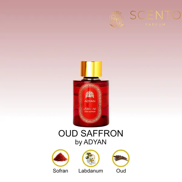 Apă de parfum Adyan, OUD SAFFRON, unisex, 100ml - Original Dubai