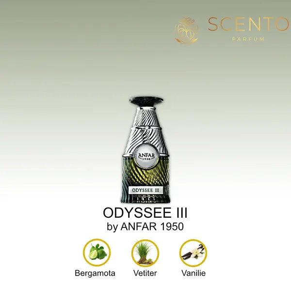 Apa de parfum, ANFAR 1950 ODYSSEE III 100ML EDP - Original Dubai