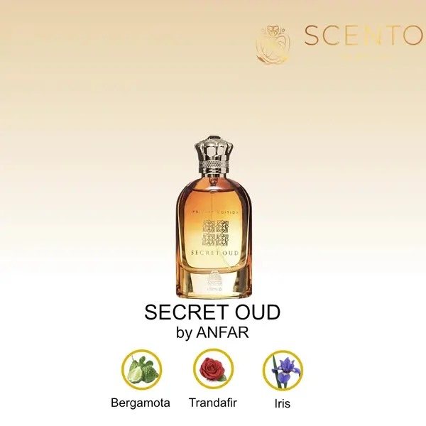 Apă de parfum ANFAR SECRET OUD, unisex, 100ML EDP - Original Dubai