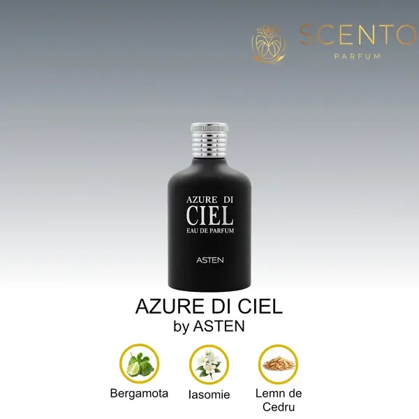 Apă de parfum Asten, AZURE DI CIEL, barbati, 100ml - Original Dubai